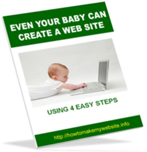 Product picture Even Your Baby Can Create A Website